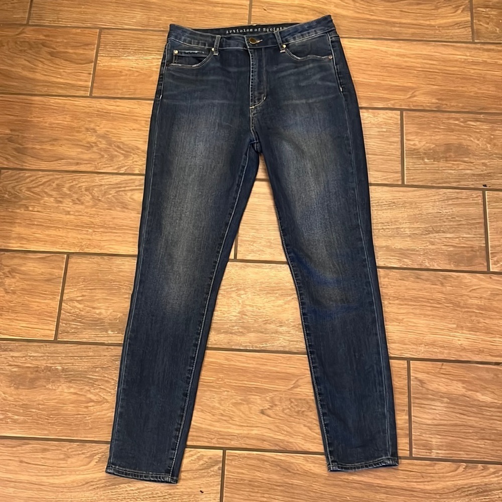 Articles of Society Mid-Rise Skinny Jeans Blue 29
